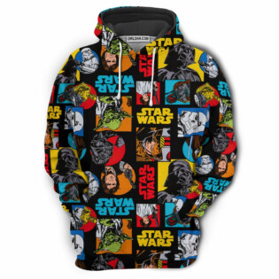 Star Wars Pattern Colorful - Hoodie