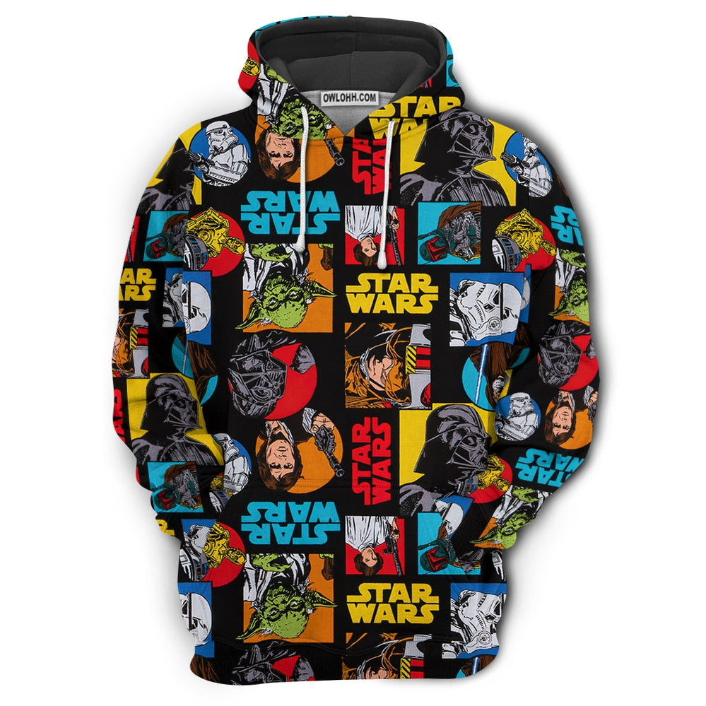 Star Wars Pattern Colorful - Hoodie