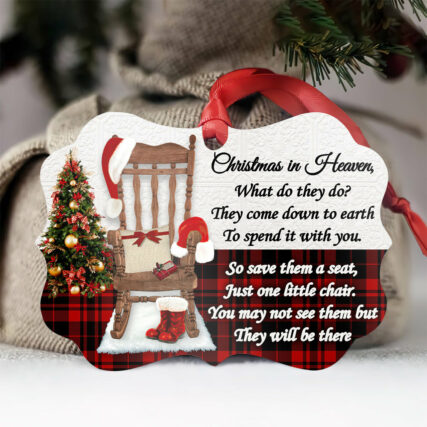 Christmas In Heaven Style - Horizontal Ornament - Owl Ohh - Owl Ohh