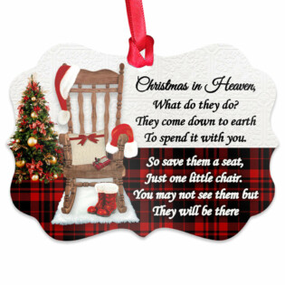 Christmas In Heaven Style - Horizontal Ornament - Owl Ohh - Owl Ohh