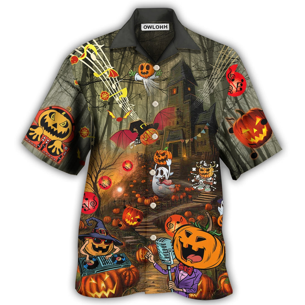 Halloween Fantasy Party Music Cool - Hawaiian Shirt - Owl Ohh - Owl Ohh