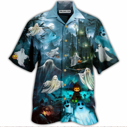 Halloween Night Say Boo And Scary On - Hawaiian Shirt - Owl Ohh - Owl Ohh