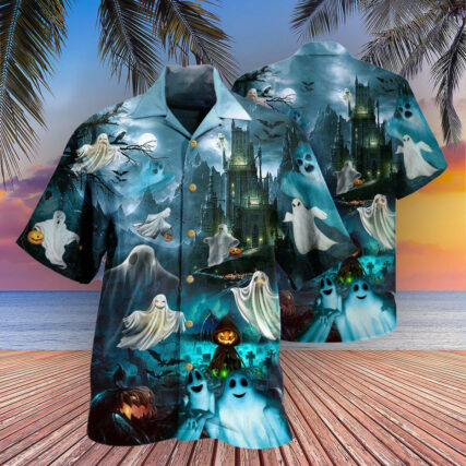 Halloween Night Say Boo And Scary On - Hawaiian Shirt - Owl Ohh - Owl Ohh