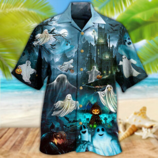 Halloween Night Say Boo And Scary On - Hawaiian Shirt - Owl Ohh - Owl Ohh
