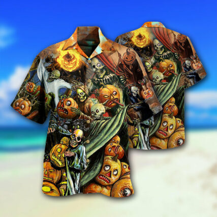 Halloween Pumpkin Scary - Hawaiian Shirt - Owl Ohh - Owl Ohh