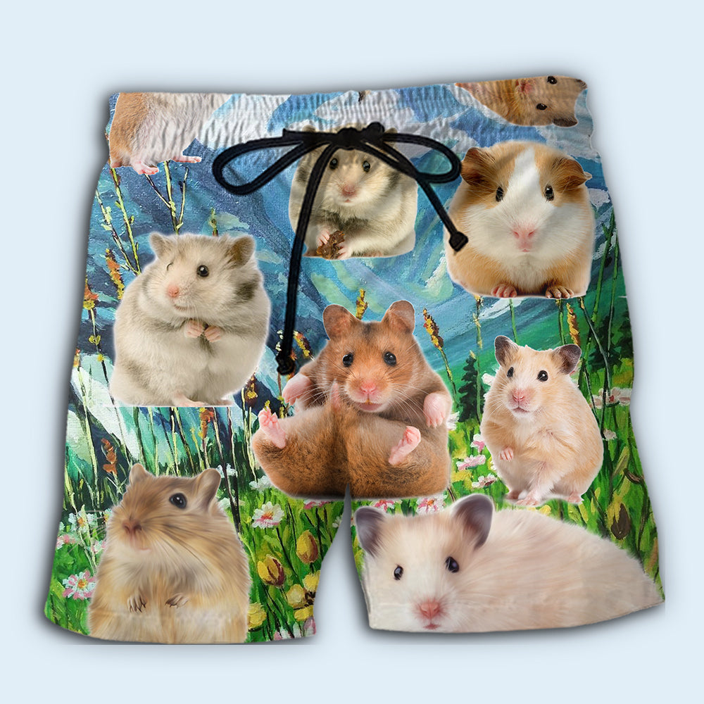 Hamster make me happy - Hawaiian shirt -  HAWS02NGC040422