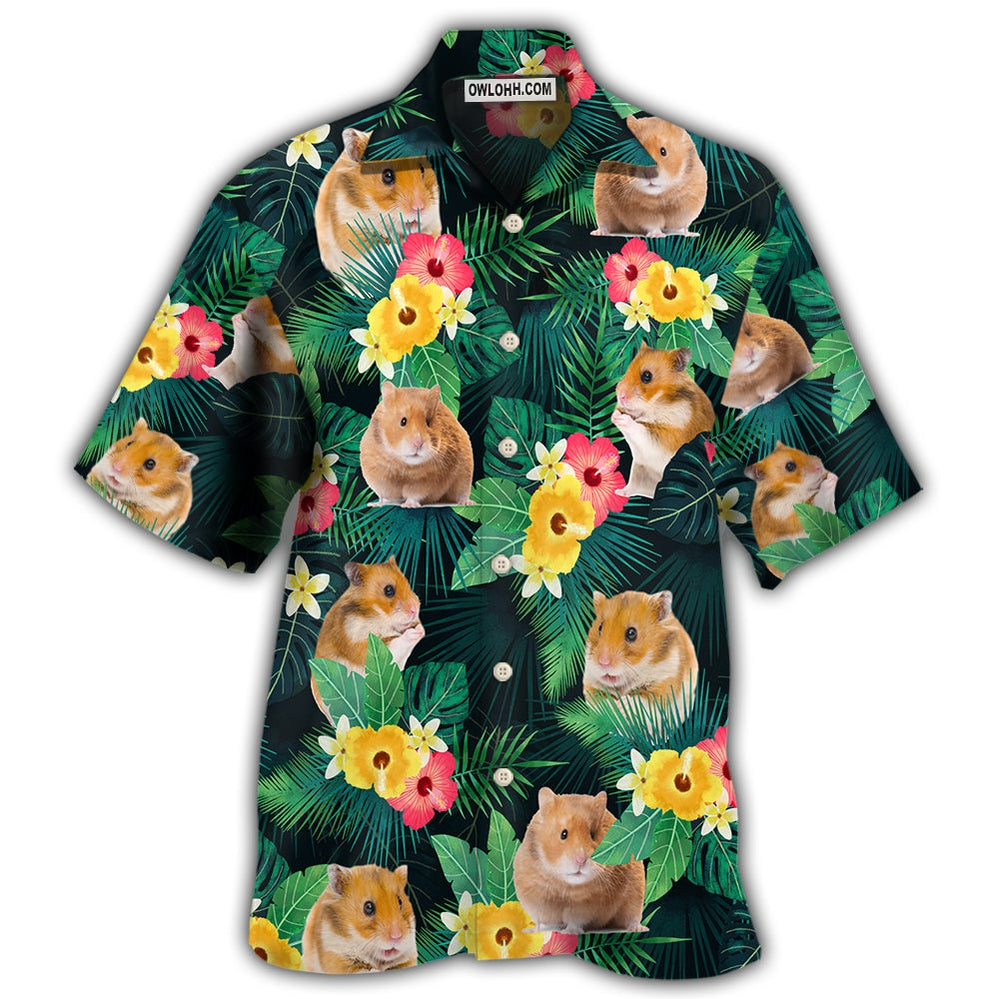 Hamster Tropical Summer Vibes - Hawaiian Shirt - Owl Ohh - Owl Ohh