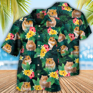 Hamster Tropical Summer Vibes - Hawaiian Shirt - Owl Ohh - Owl Ohh