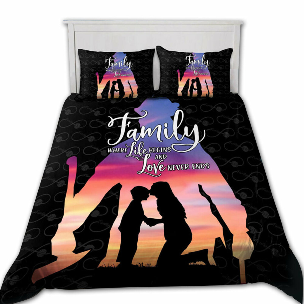 Firefighter Be Strong Happy Family Of Firefighter Lover - Bedding Cover - Owl Ohh - Owl Ohh