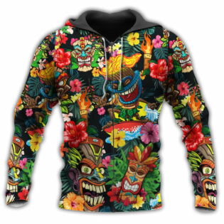 Hawaii Style Lover With Flowers - Hoodie - Owl Ohh - Owl Ohh
