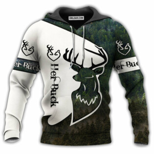 Deer Hunting Buck N Doe Deer Hunting I Choose You Blue Style - Hoodie - Owl Ohh - Owl Ohh