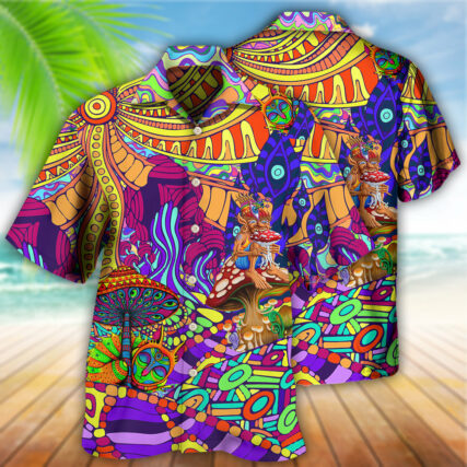Hippie Colorful Love Life - Hawaiian Shirt - Owl Ohh - Owl Ohh