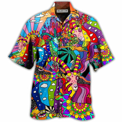 Hippie Deer Peace Love Life Color Amazing - Hawaiian Shirt - Owl Ohh - Owl Ohh