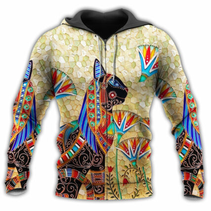 Hippie Egypt Cat So Cool - Hoodie - Owl Ohh - Owl Ohh
