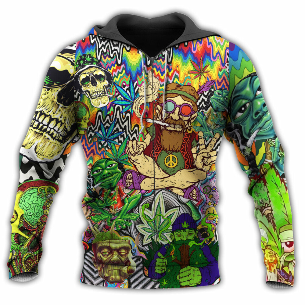 Hippie Feel Freedom From Smoking Amazing - Hoodie - Owl Ohh - Owl Ohh
