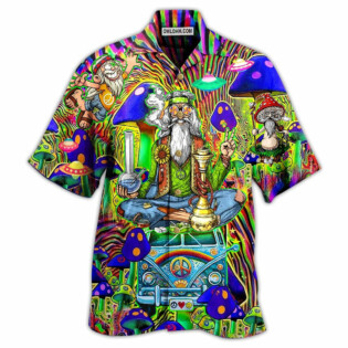 Hippie Mushroom Peace The Colorful Of Life - Hawaiian Shirt - Owl Ohh - Owl Ohh