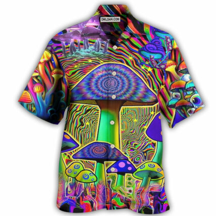 Hippie Mushroom Stunning Magic Style - Hawaiian Shirt - Owl Ohh - Owl Ohh