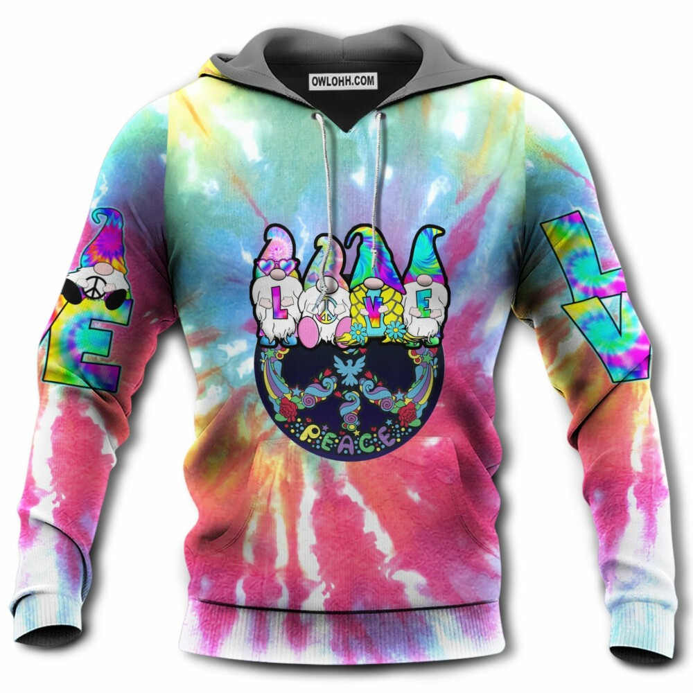 Hippie Peace Fullcolor - Hoodie - Owl Ohh - Owl Ohh