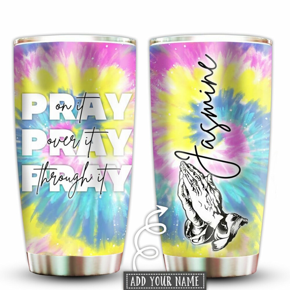 Hippie Pray On It Personalized - Tumbler - Owl Ohh - Owl Ohh