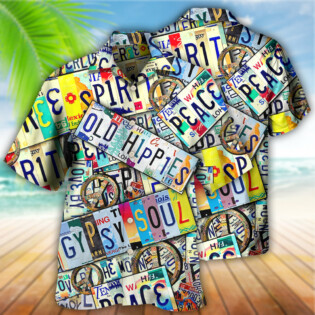 Hippie Spirit Peace Old Style - Hawaiian Shirt - Owl Ohh - Owl Ohh
