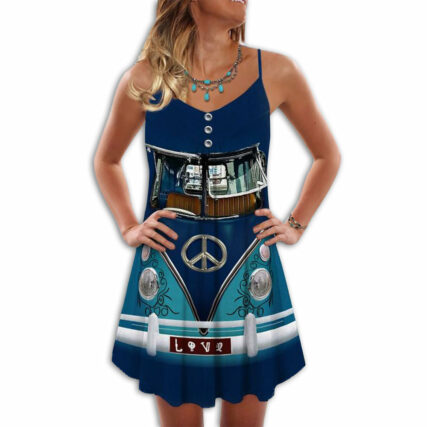 Hippie Van Retro Cool Love - Summer Dress - Owl Ohh - Owl Ohh