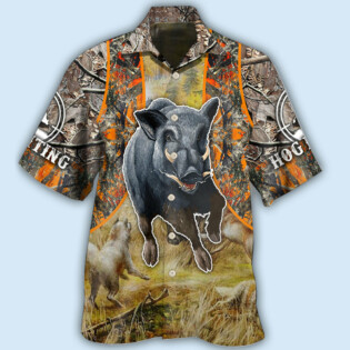 Hunting Hog Hunting Camo - Hawaiian Shirt - Owl Ohh - Owl Ohh