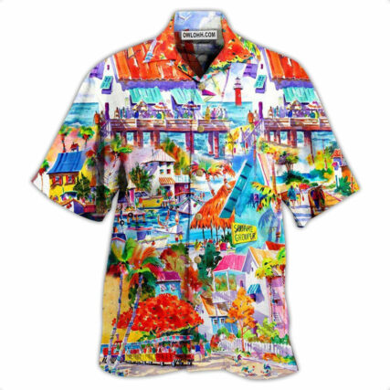 Holiday Summer Vacation By The Beach - Hawaiian Shirt - Owl Ohh - Owl Ohh