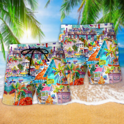 Holiday Summer Vacation By The Beach Hot Summer - Beach Short - Owl Ohh - Owl Ohh