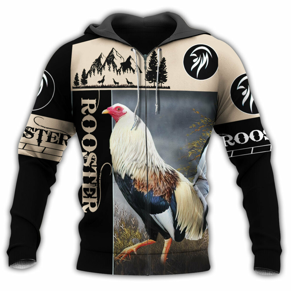 Chicken Rooster Love Morning - Hoodie - Owl Ohh - Owl Ohh