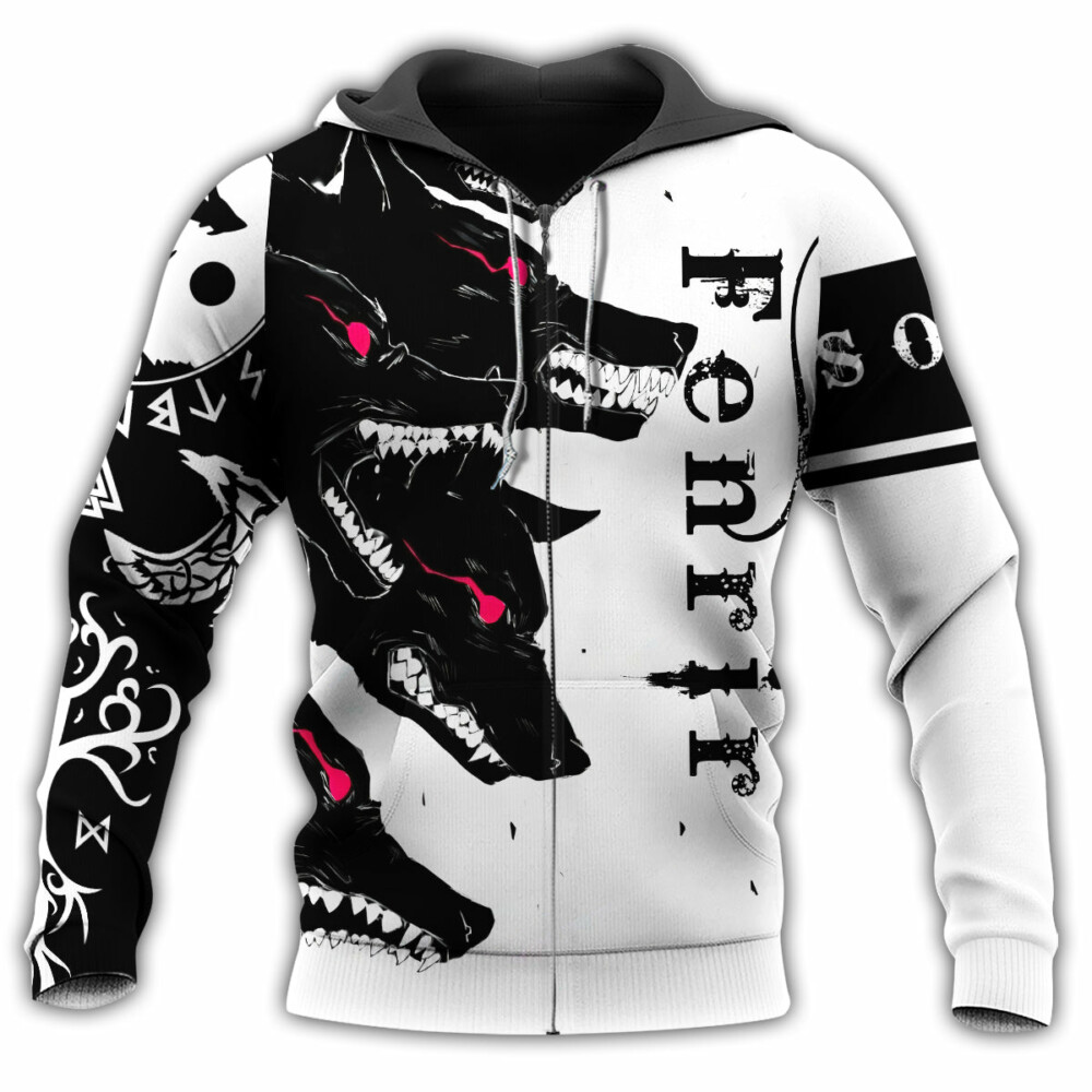 Viking Blood Fenrir Cool - Hoodie - Owl Ohh - Owl Ohh