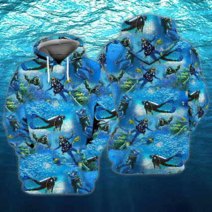Awesome Scuba Diving - Hoodie - HOOD04FNN271021