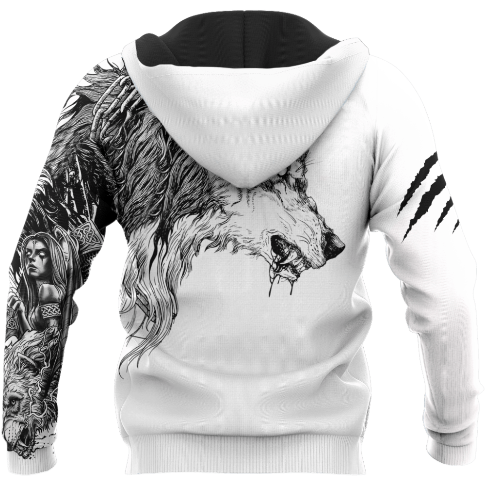 Wolf Make Me Strong - Hoodie - Owl Ohh - Owl Ohh