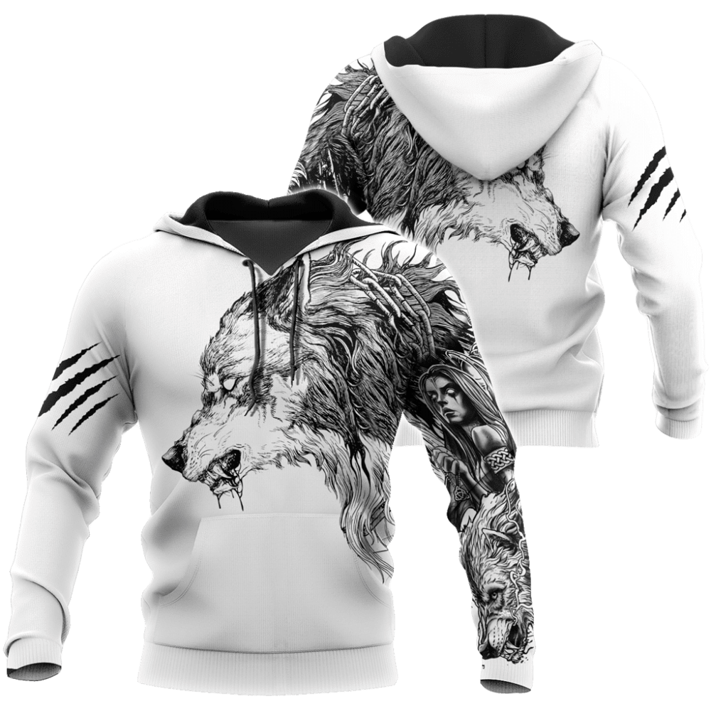 Wolf Make Me Strong - Hoodie - Owl Ohh - Owl Ohh