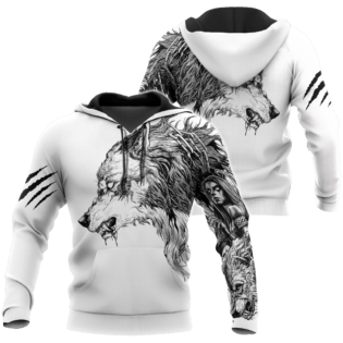 Wolf Make Me Strong - Hoodie - Owl Ohh - Owl Ohh