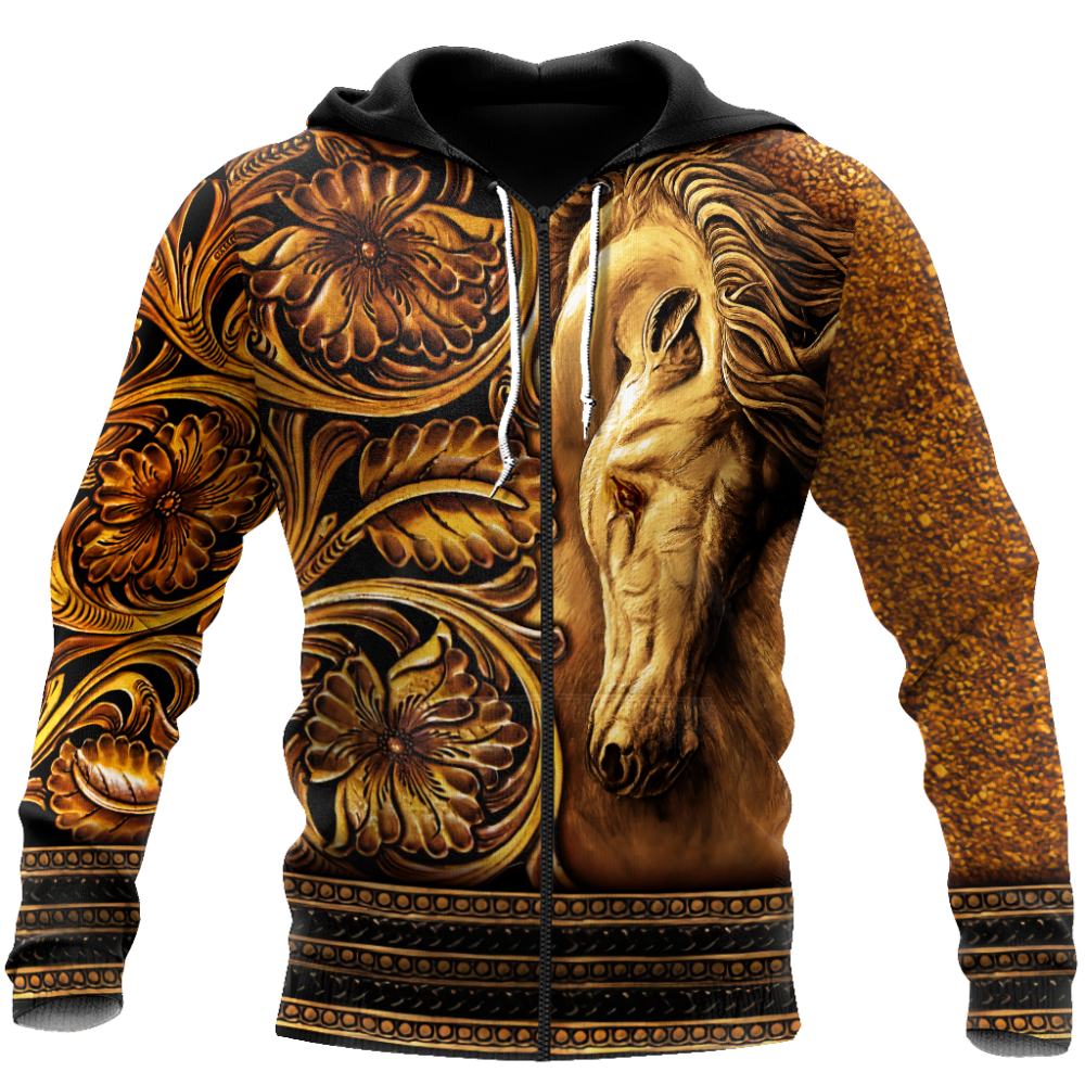 Horse Wood Classic Vintage - Hoodie - Owl Ohh - Owl Ohh