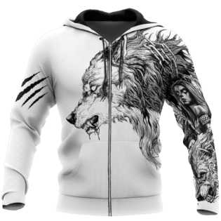 Wolf Make Me Strong - Hoodie - Owl Ohh - Owl Ohh