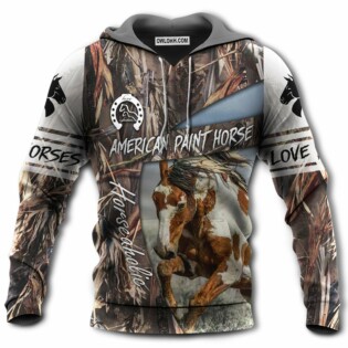Horse American Paint Horse Love Horse - Hoodie - Owl Ohh - Owl Ohh