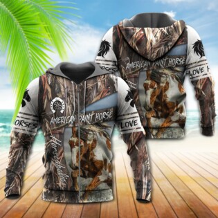 Horse American Paint Horse Love Horse - Hoodie - Owl Ohh - Owl Ohh