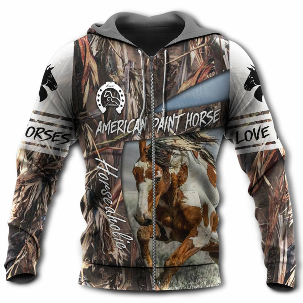 Horse American Paint Horse Love Horse - Hoodie - Owl Ohh - Owl Ohh