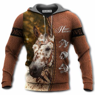 Horse Appaloosa Horse Love Life - Hoodie - Owl Ohh - Owl Ohh