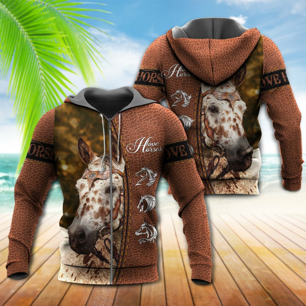 Horse Appaloosa Horse Love Life - Hoodie - Owl Ohh - Owl Ohh