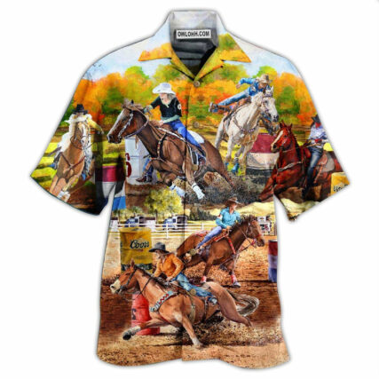 Horse Barrel Racing Ride It Like You Stole It - Hawaiian Shirt - Owl Ohh - Owl Ohh