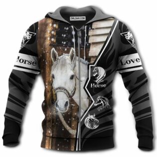 Horse Beautiful Horse Love Horse - Hoodie - Owl Ohh - Owl Ohh