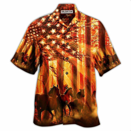 Horse Born To Ride - Hawaiian Shirt - Owl Ohh - Owl Ohh