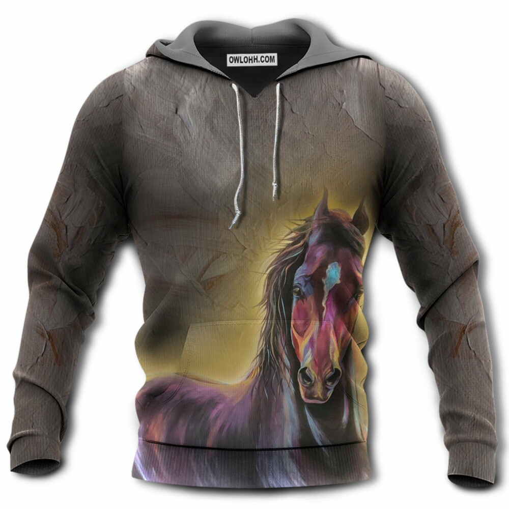 Horse God Once Said I Need Someone - Hoodie - Owl Ohh - Owl Ohh