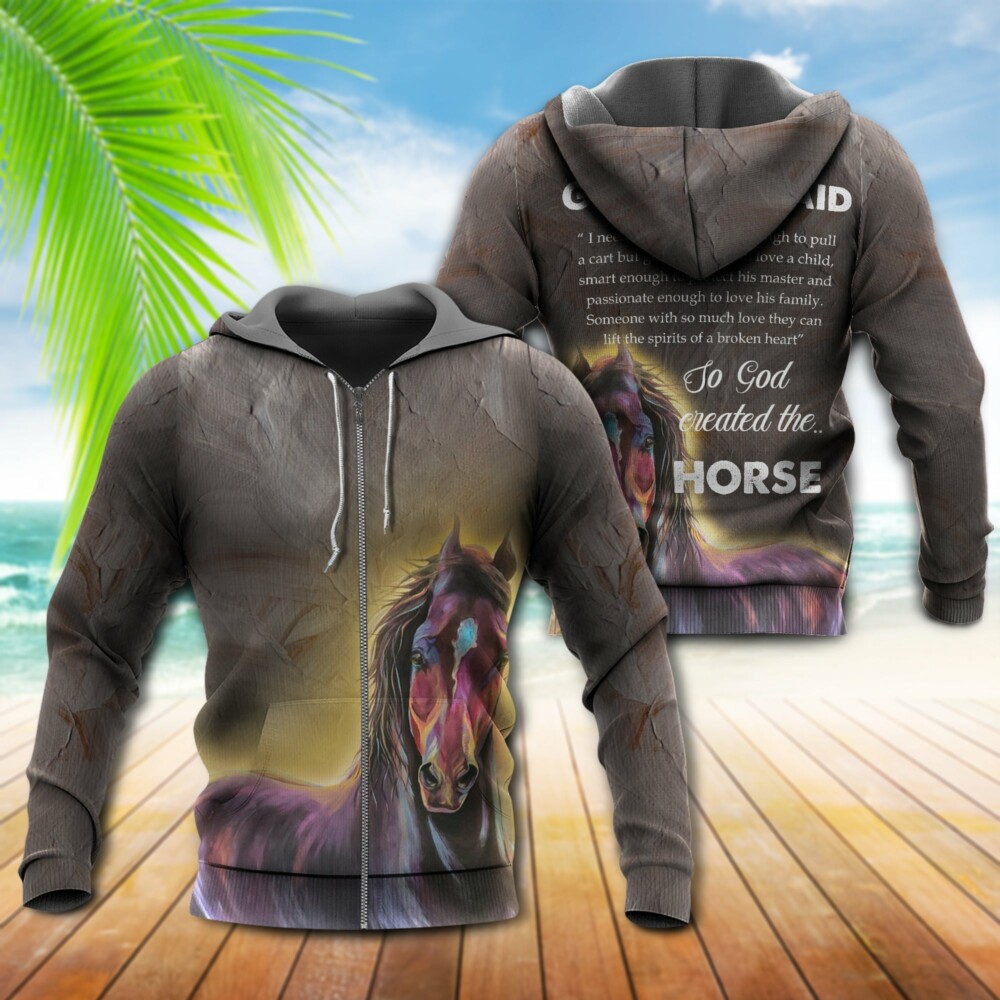 Horse God Once Said I Need Someone - Hoodie - Owl Ohh - Owl Ohh