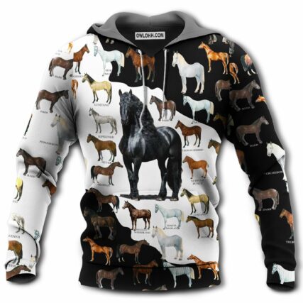 Horse Is My Therapy Hore Make Me Happy - Hoodie - Owl Ohh - Owl Ohh