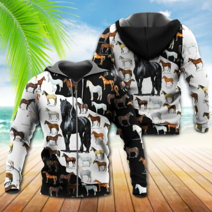 Horse Is My Therapy Hore Make Me Happy - Hoodie - Owl Ohh - Owl Ohh