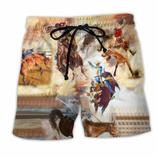 Horse Legacy Is Rodeo Pretty - Beach Short - Owl Ohh - Owl Ohh