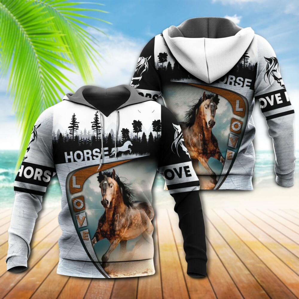 Horse Love Black Forest - Hoodie - Owl Ohh - Owl Ohh